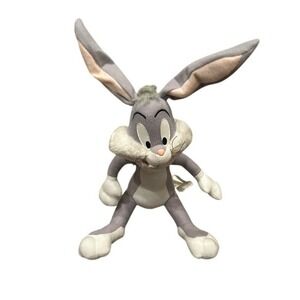 Vintage 1998 Looney Tunes Bugs Bunny Plush Stuffed Animal Warner Bros 90s‎ Toy